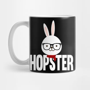 Hipster Bunny aka Hopster Mug